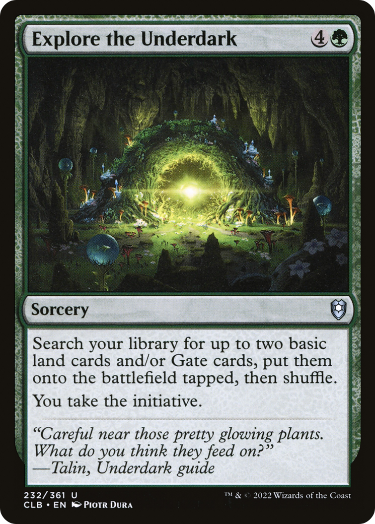 Explore the Underdark [Commander Legends: Battle for Baldur's Gate] Foil