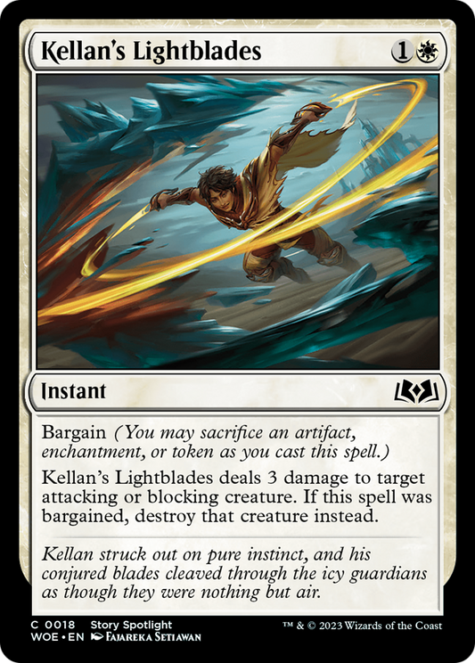 Kellan's Lightblades [Wilds of Eldraine] Foil