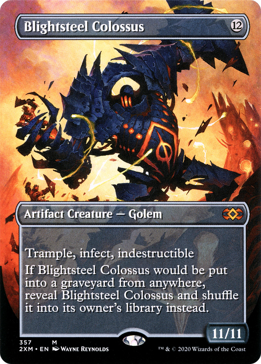 Blightsteel Colossus (Toppers) [Double Masters]