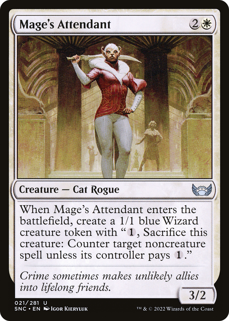 Mage's Attendant [Streets of New Capenna] Foil