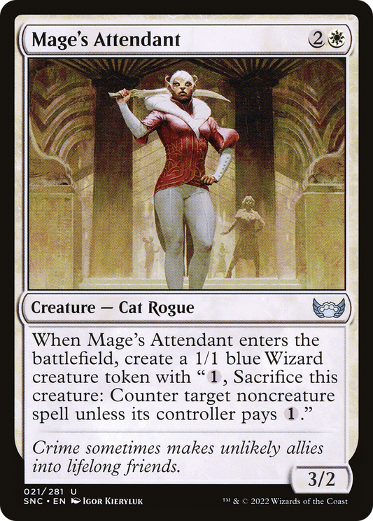Mage's Attendant [Streets of New Capenna] Foil