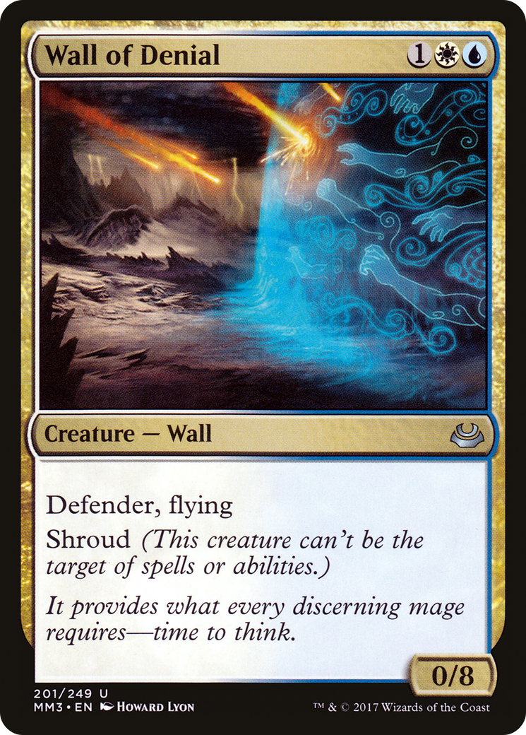 Wall of Denial [Modern Masters 2017] | Silver Goblin