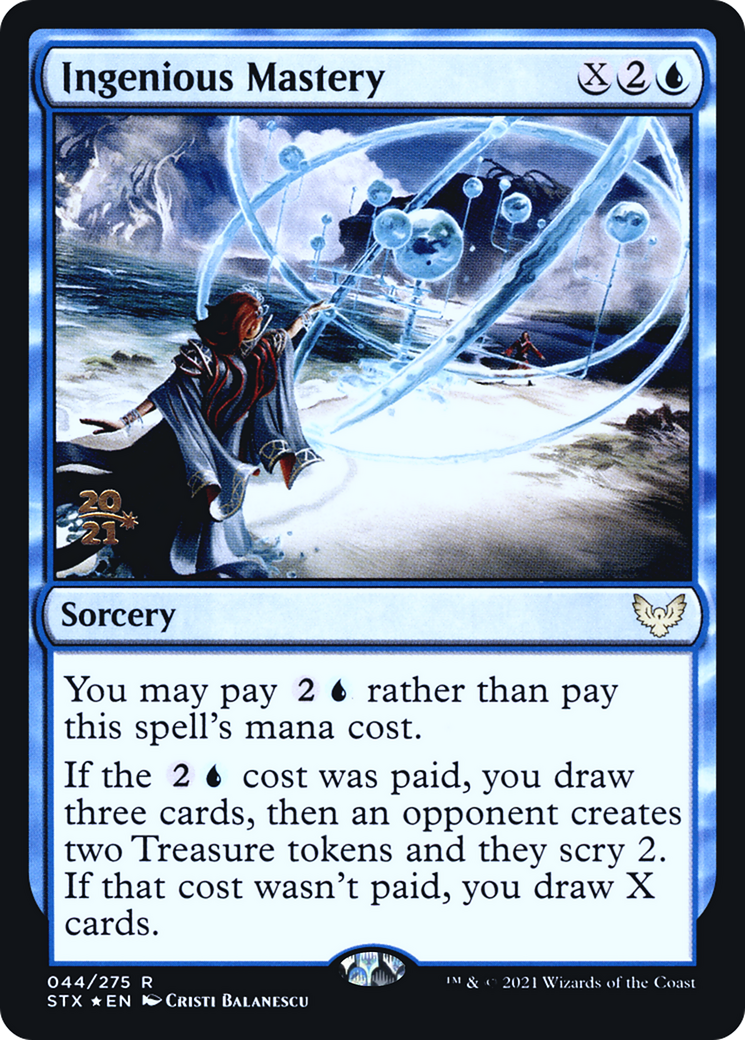 Ingenious Mastery [Strixhaven: School of Mages Prerelease Promos]