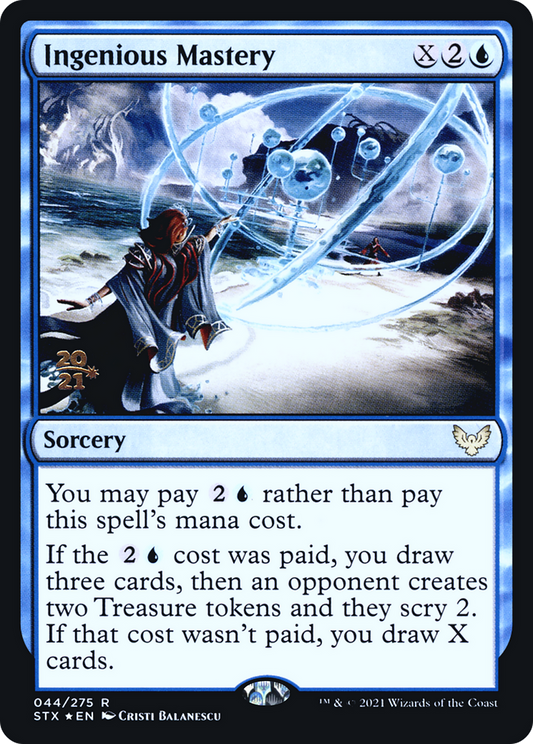 Ingenious Mastery [Strixhaven: School of Mages Prerelease Promos]
