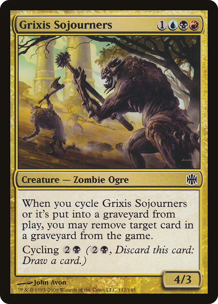 Grixis Sojourners [Alara Reborn] Foil