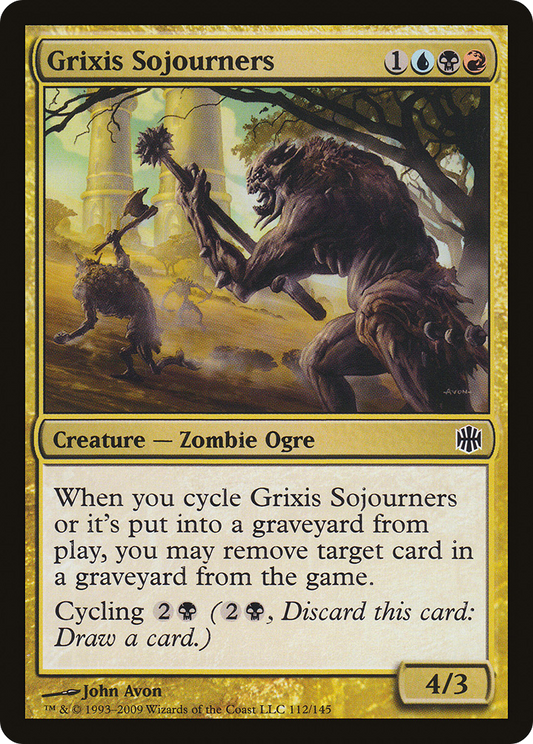 Grixis Sojourners [Alara Reborn] Foil
