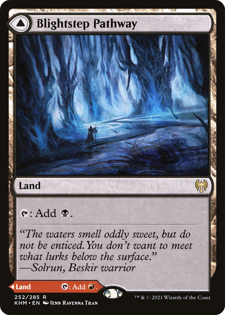 Blightstep Pathway // Searstep Pathway [Kaldheim] Foil