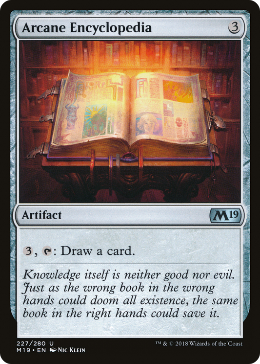 Arcane Encyclopedia [Core Set 2019] Foil