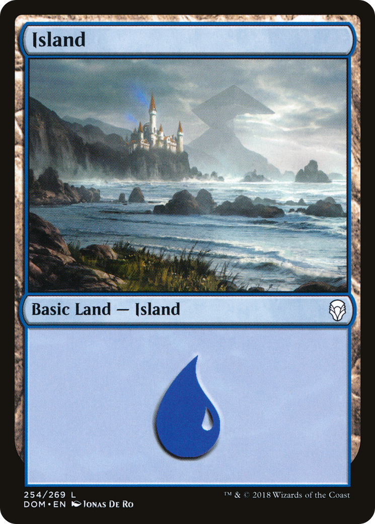 Island (254) [Dominaria] | Silver Goblin