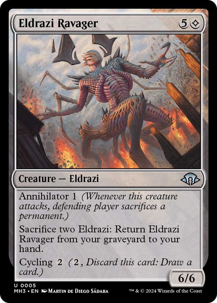 Eldrazi Ravager [Modern Horizons 3] Foil