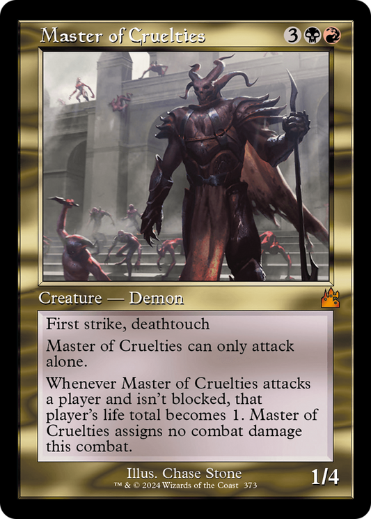 Master of Cruelties (Retro Frame) [Ravnica Remastered] Foil