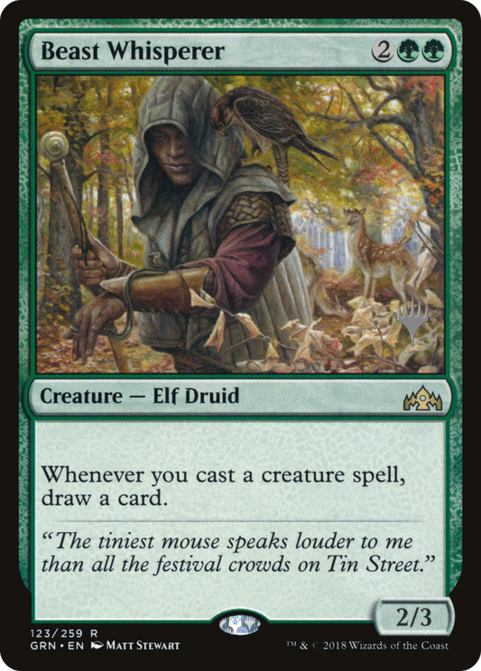 Beast Whisperer (Promo Pack) [Guilds of Ravnica Promos] Foil
