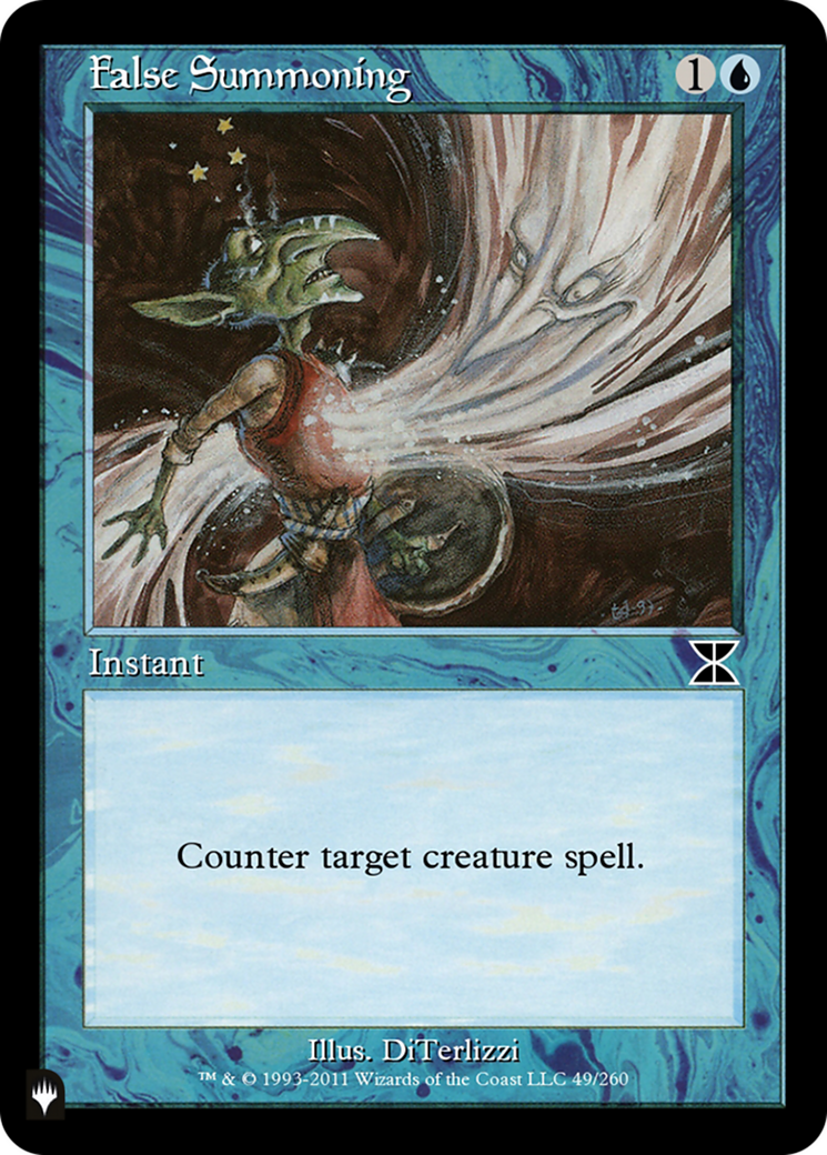 False Summoning [The List Reprints] | Silver Goblin