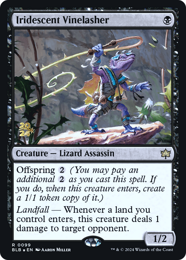 Iridescent Vinelasher [Bloomburrow Prerelease Promos] | Silver Goblin