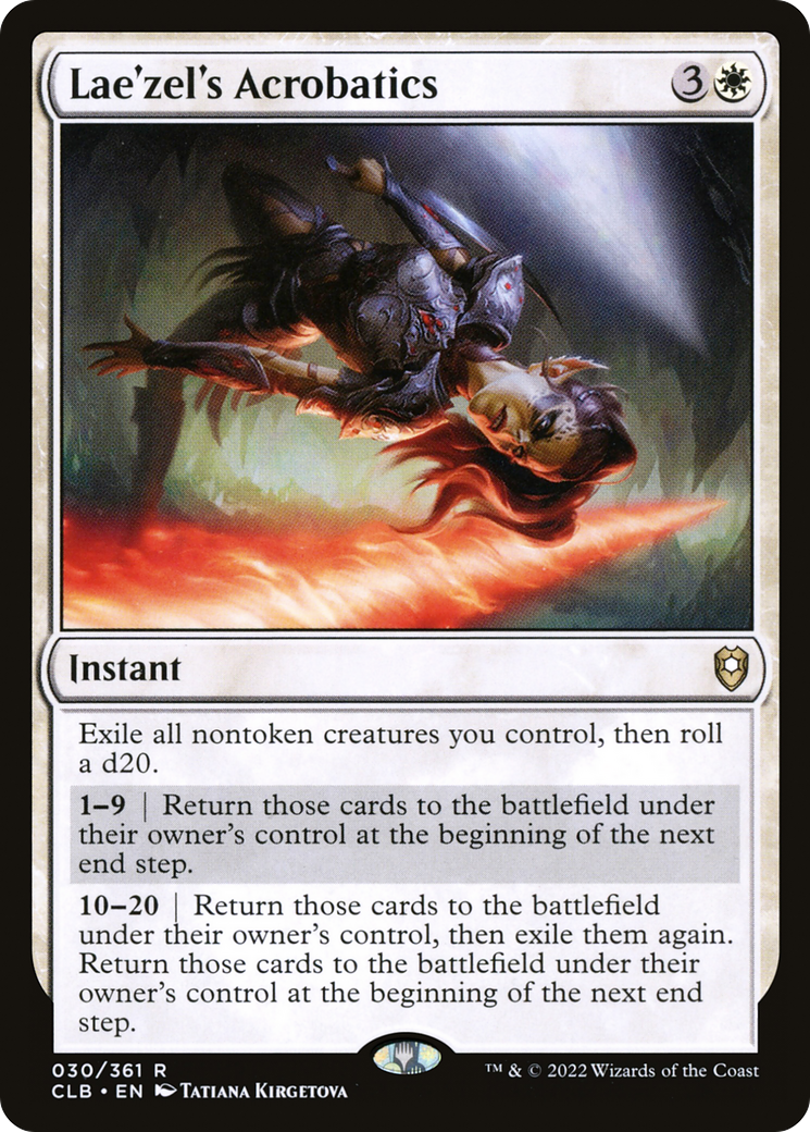 Lae'zel's Acrobatics (030) Foil - Commander Legends: Battle for Baldur's Gate