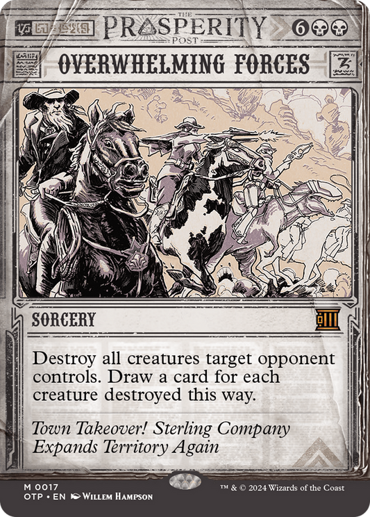 Overwhelming Forces [Outlaws of Thunder Junction: Breaking News] Foil