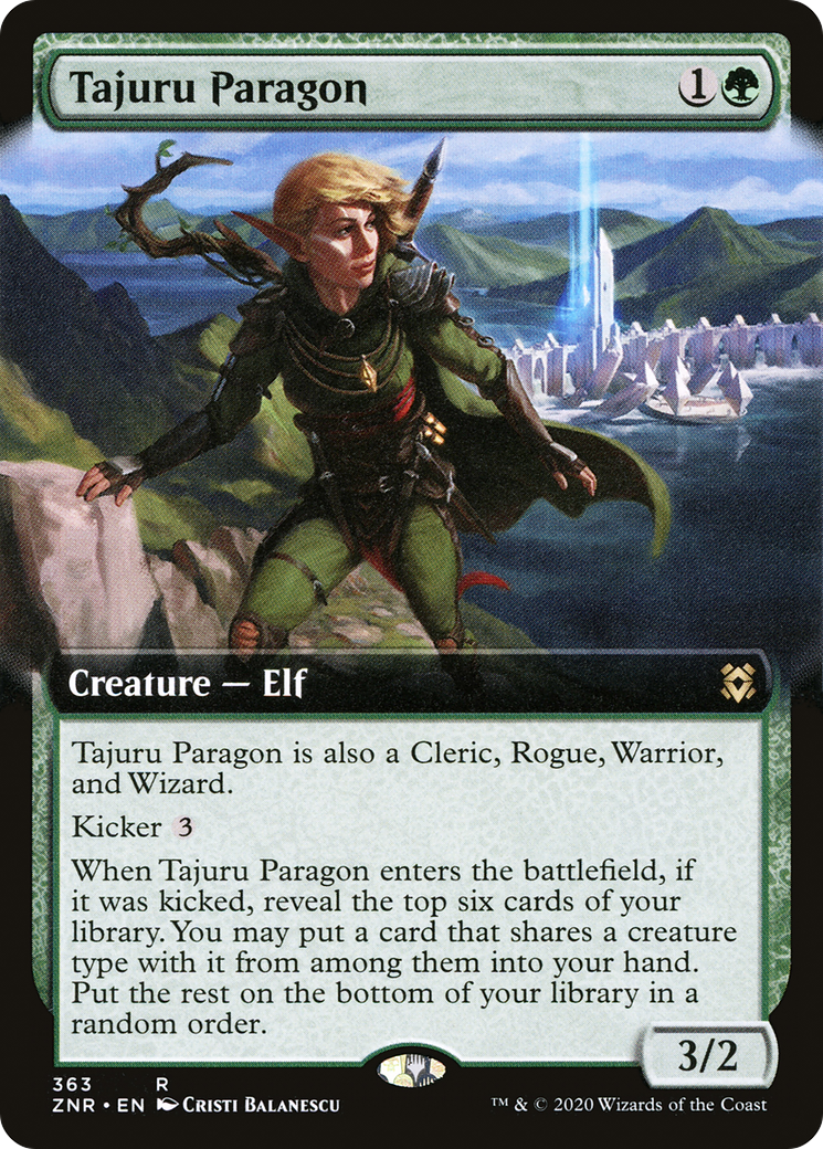Tajuru Paragon (Extended Art) (363) Foil - Zendikar Rising