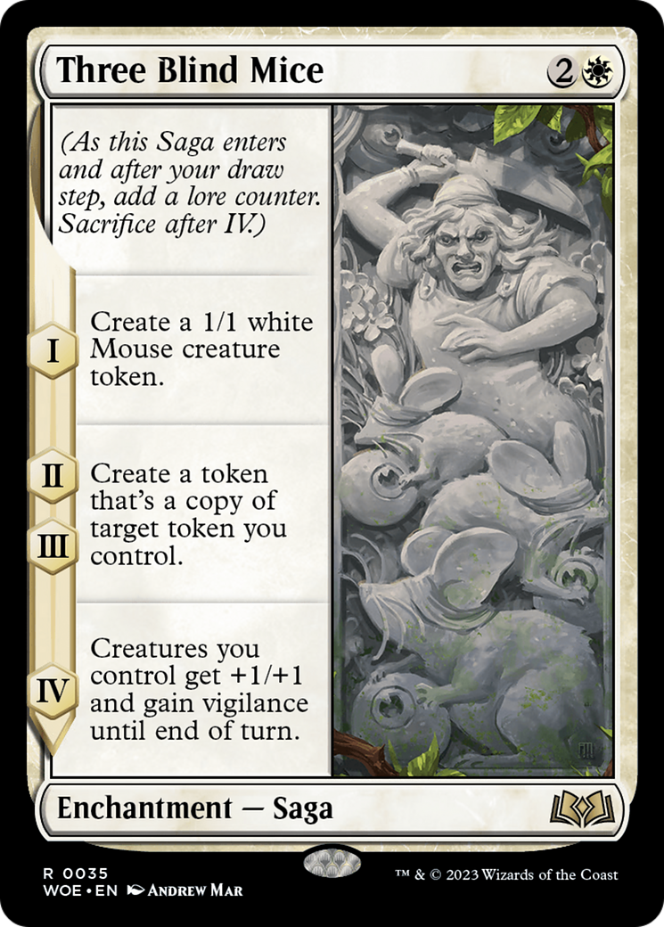 Three Blind Mice [Wilds of Eldraine] Foil