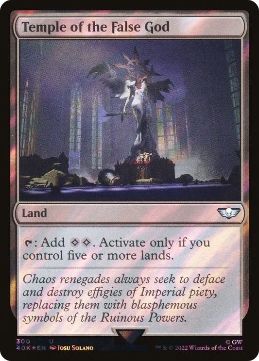 Temple of the False God (Surge Foil) [Warhammer 40,000]