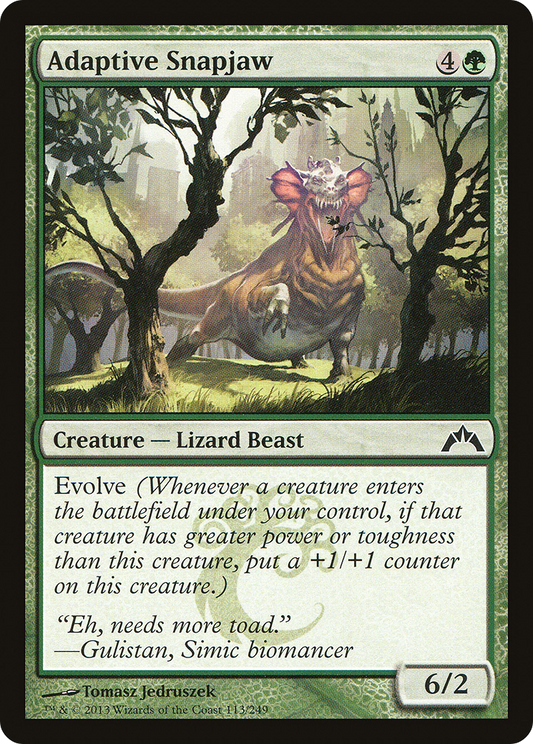 Adaptive Snapjaw [Gatecrash] Foil