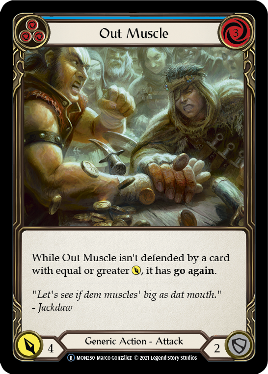 Out Muscle (Blue) Unlimited Edition  (MON250) - Monarch | Silver Goblin