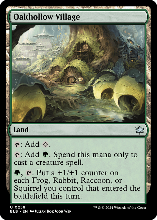 Oakhollow Village [Bloomburrow] Foil