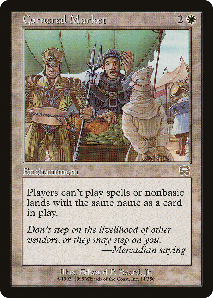 Cornered Market [Mercadian Masques] Foil