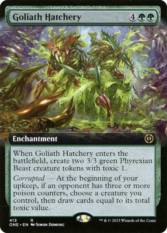 Goliath Hatchery (Extended Art) [Phyrexia: All Will Be One] Foil