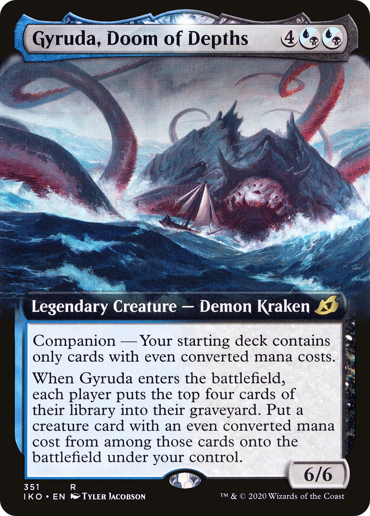 Gyruda, Doom of Depths (Extended Art) [Ikoria: Lair of Behemoths] Foil