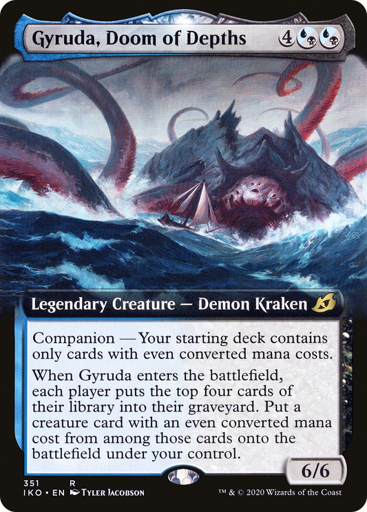 Gyruda, Doom of Depths (Extended Art) [Ikoria: Lair of Behemoths] Foil