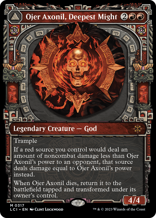 Ojer Axonil, Deepest Might // Temple of Power (Showcase) [The Lost Caverns of Ixalan] Foil