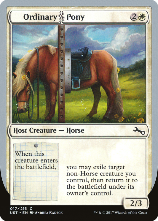 Ordinary Pony [Unstable] Foil