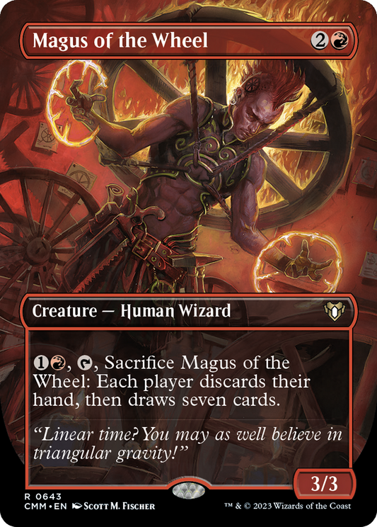Magus of the Wheel (Borderless Alternate Art) [Commander Masters] Foil