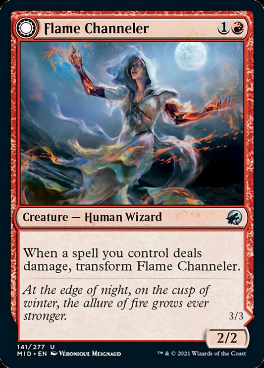 Flame Channeler // Embodiment of Flame [Innistrad: Midnight Hunt] Foil