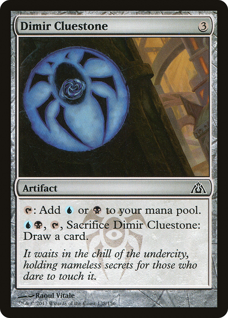Dimir Cluestone [Dragon's Maze] Foil
