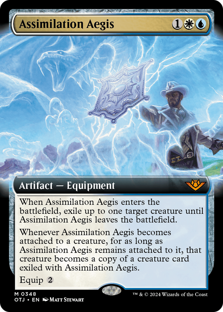 Assimilation Aegis (Extended Art) [Outlaws of Thunder Junction] Foil