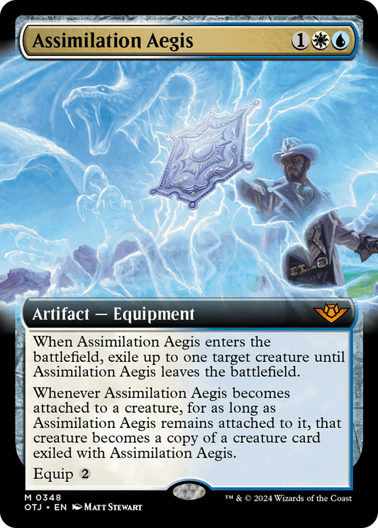 Assimilation Aegis (Extended Art) [Outlaws of Thunder Junction] Foil