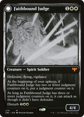 Faithbound Judge // Sinner's Judgment [Innistrad: Double Feature] | Silver Goblin