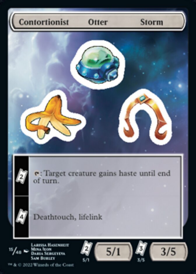 Contortionist Otter Storm [Unfinity Stickers] | Silver Goblin