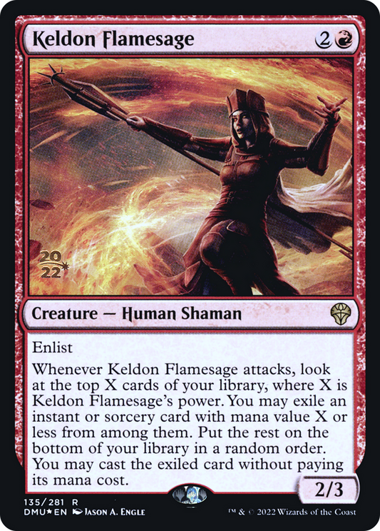 Keldon Flamesage [Dominaria United Prerelease Promos]