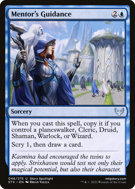 Mentor's Guidance [Strixhaven: School of Mages] Foil