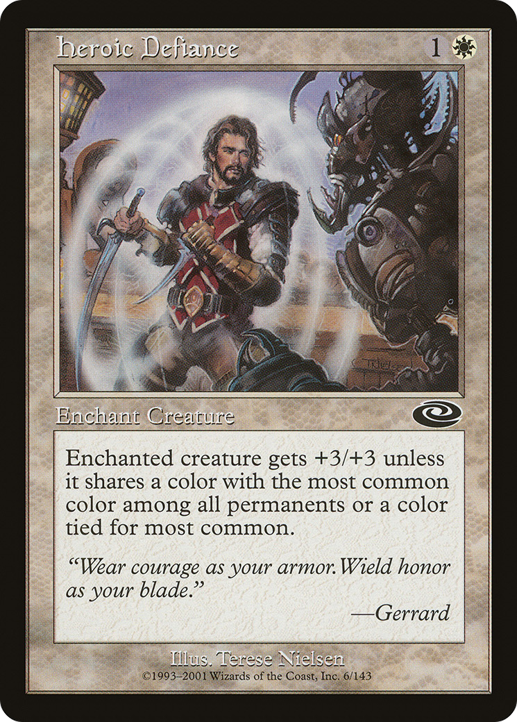 Heroic Defiance [Planeshift] Foil