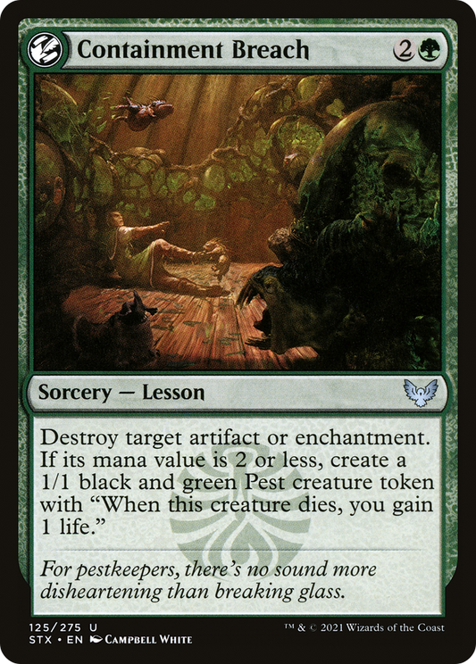 Containment Breach [Strixhaven: School of Mages] Foil