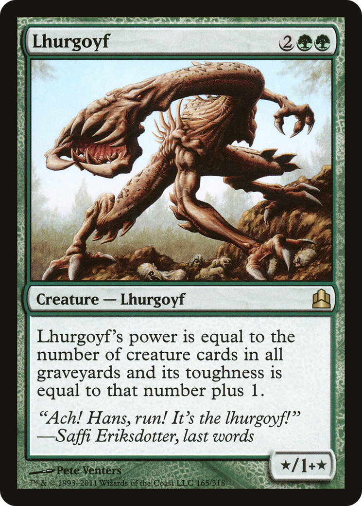 Lhurgoyf [Commander 2011] | Silver Goblin