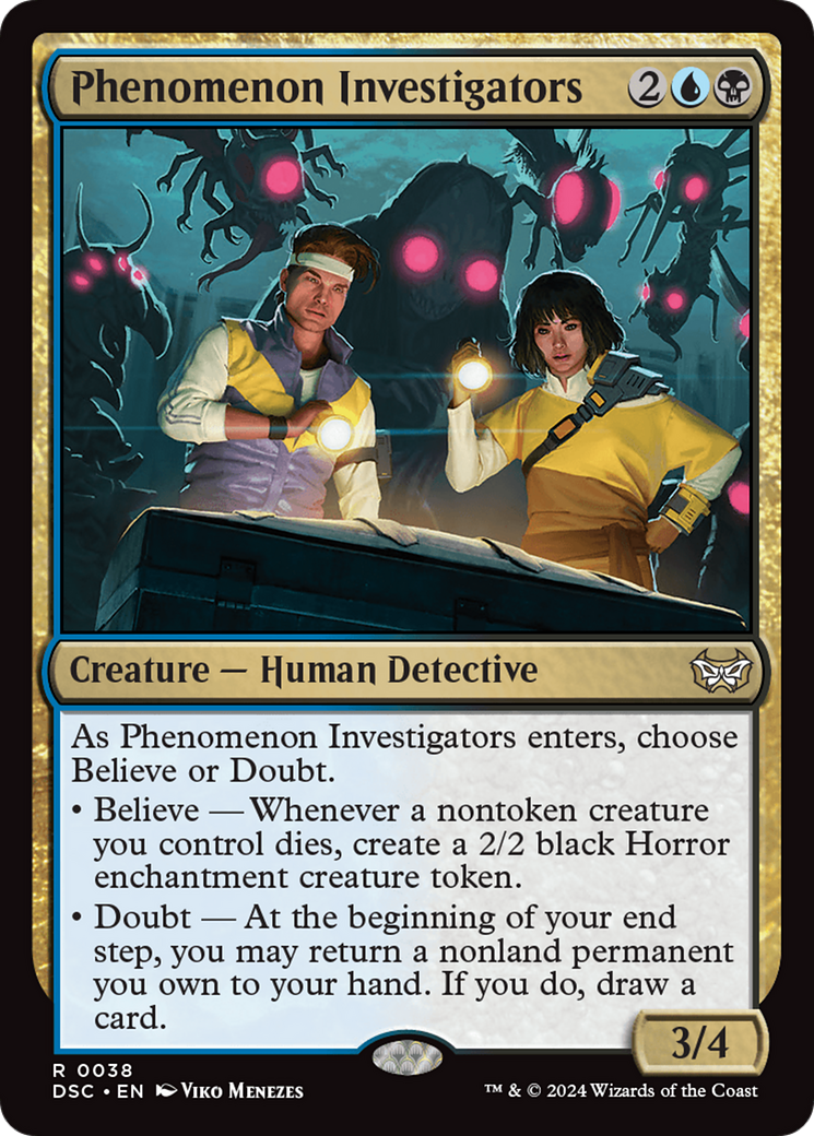 Phenomenon Investigators [Duskmourn: House of Horror Commander] | Silver Goblin