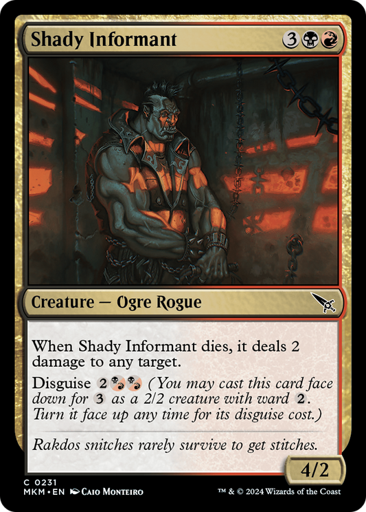 Shady Informant [Murders at Karlov Manor] Foil