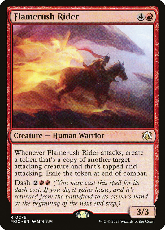 Flamerush Rider [March of the Machine Commander]
