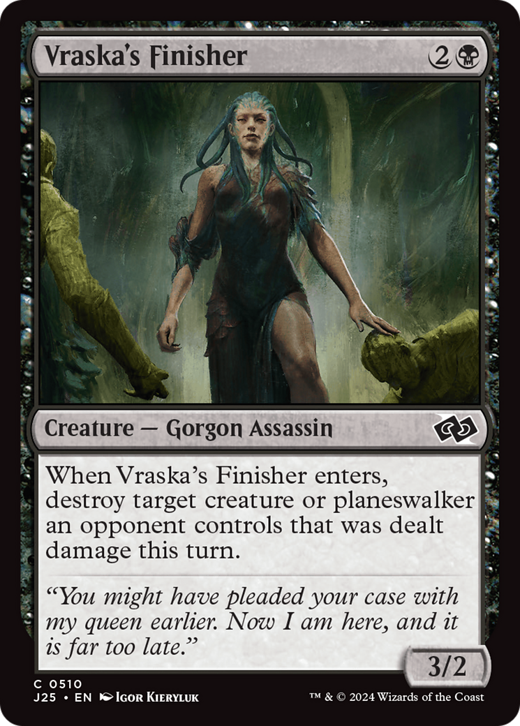 Vraska's Finisher [Foundations Jumpstart] | Silver Goblin