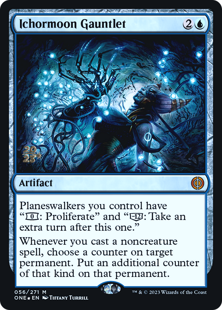 Ichormoon Gauntlet [Phyrexia: All Will Be One Prerelease Promos] | Silver Goblin