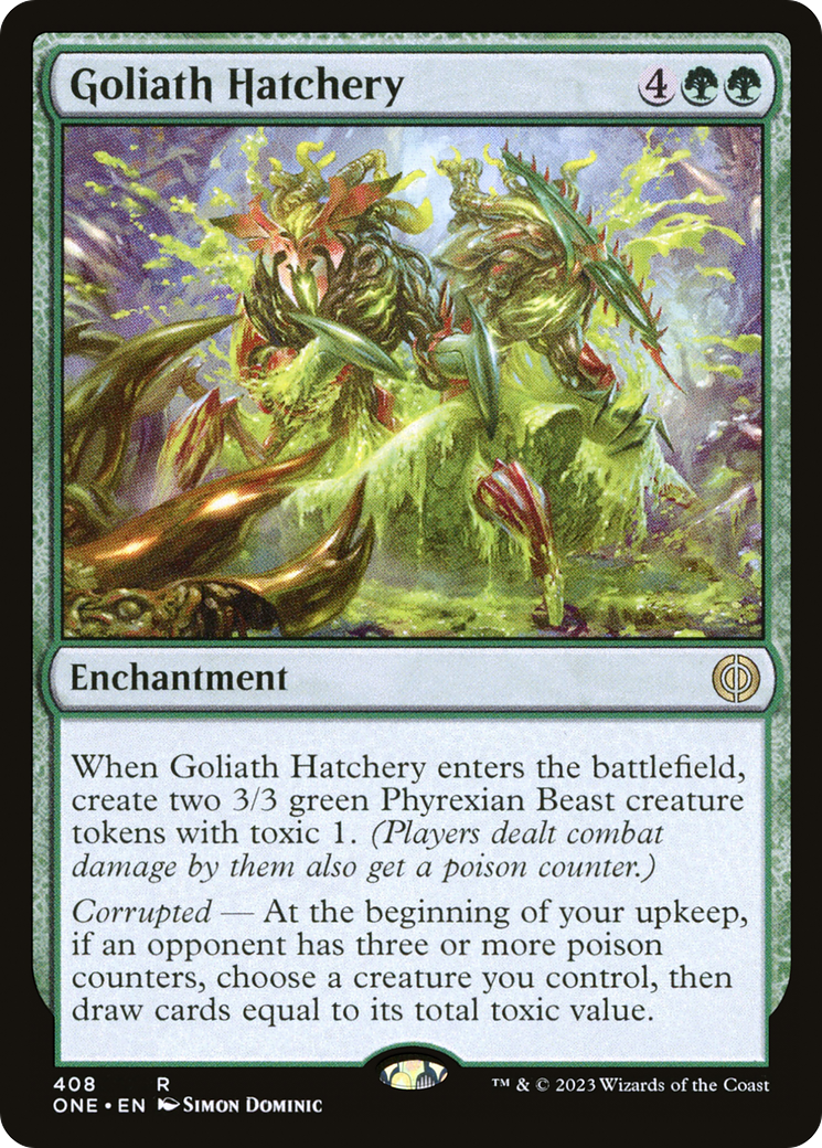 Goliath Hatchery [Phyrexia: All Will Be One] Foil